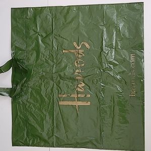 Harrods Shopping Bags (1) 18 x 19 - LONDON UK With Store Guide (authentic)